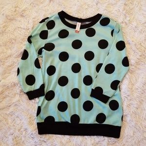 🍋Mint and Navy 3/4 Tee